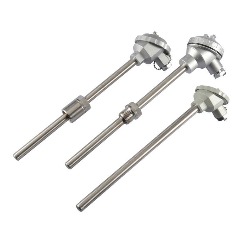 Isolert, vanntett, slitesterkt termoelement i rustfritt stålmateriale 1800°C K-type termoelement PT100 RTD-type sondetermoelement