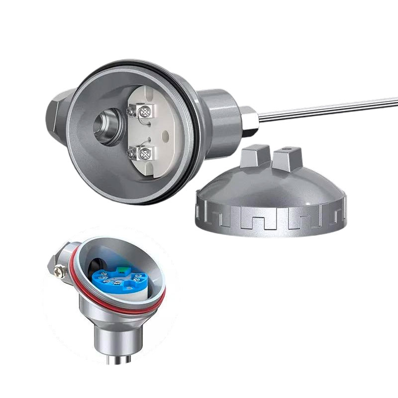 Høytemperatur industriell ovnssensor Rustfri stålsonde 1200°C K-type termoelementsensor