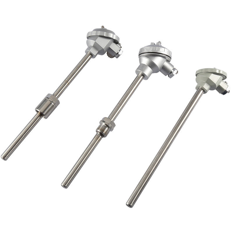 Isolert, vanntett, slitesterkt termoelement i rustfritt stålmateriale 1800°C K-type termoelement PT100 RTD-type sondetermoelement