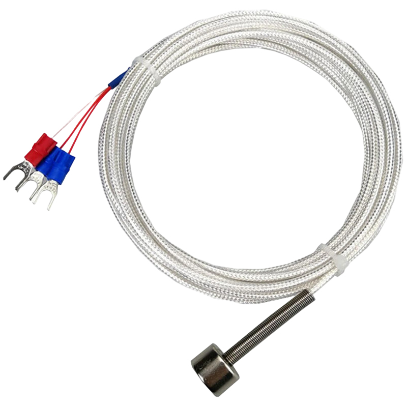 Magnetisk PT100K temperatursensor med magnetisert platina motstandstermometer (RTD) Sterk magnetisk tiltrekning for termoelementer