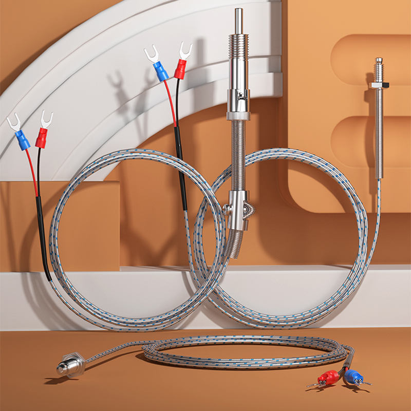 Industriell kompakt temperatursensor med skruemontering i rustfritt stål PT100K-sonde (M6/M8) termoelement
