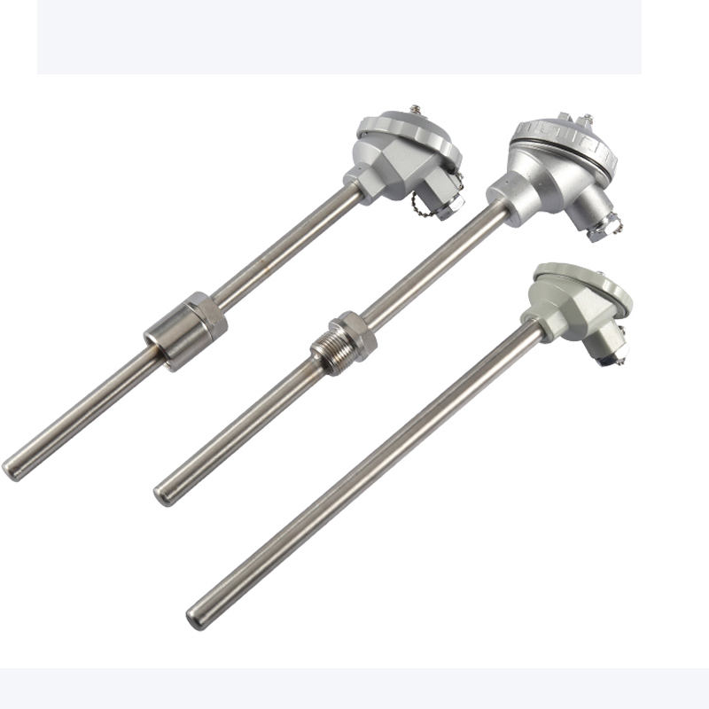 Isolert, vanntett, slitesterkt termoelement i rustfritt stålmateriale 1800°C K-type termoelement PT100 RTD-type sondetermoelement