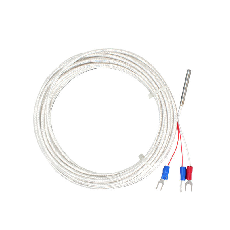 WZP-035 PT100 sonde 5 × 35 mm kabel 1–20 m platinamotstandstermometer RTD Korrosjonsbestandig vanntett anti-korrosjon temperatursensor