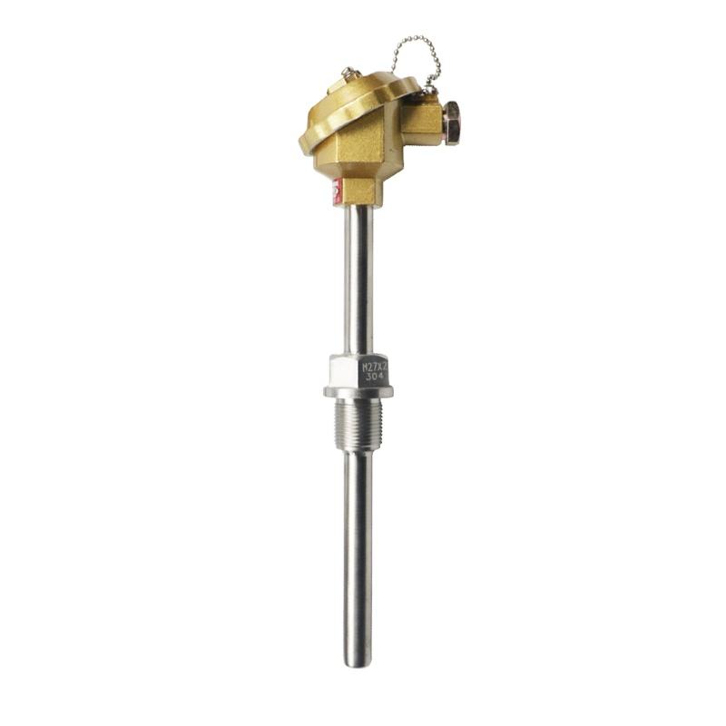 Isolert, vanntett, slitesterkt termoelement i rustfritt stålmateriale 1800°C K-type termoelement PT100 RTD-type sondetermoelement