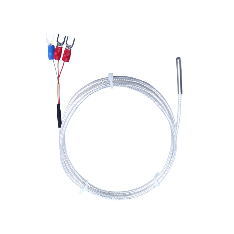 WZP-035 PT100 sonde 5 × 35 mm kabel 1–20 m platinamotstandstermometer RTD Korrosjonsbestandig vanntett anti-korrosjon temperatursensor