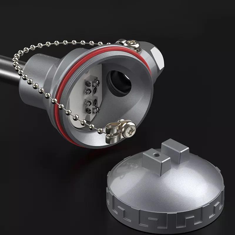 Høytemperatur industriell ovnssensor Rustfri stålsonde 1200°C K-type termoelementsensor