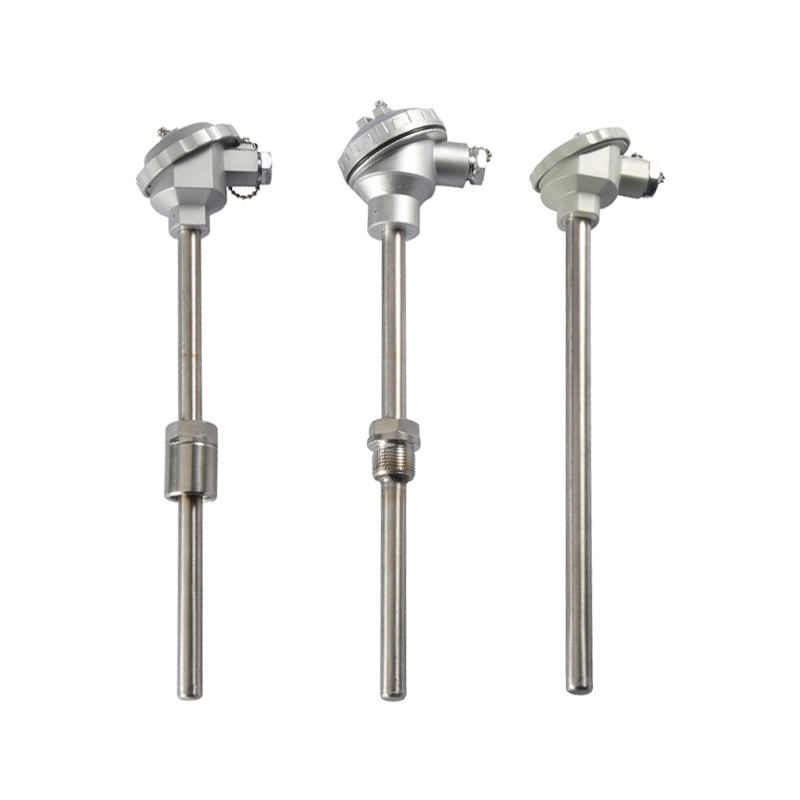Isolert, vanntett, slitesterkt termoelement i rustfritt stålmateriale 1800°C K-type termoelement PT100 RTD-type sondetermoelement