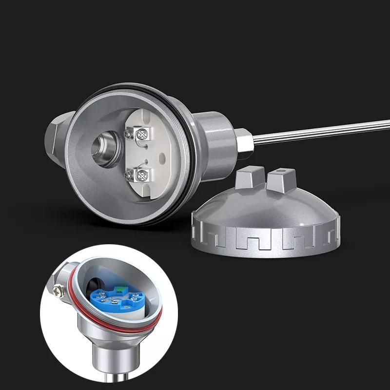 Høytemperatur industriell ovnssensor Rustfri stålsonde 1200°C K-type termoelementsensor